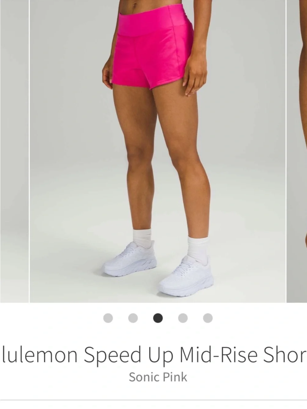 Lululemon Speed Up Mid Rise Shorts Sonic Pink 4